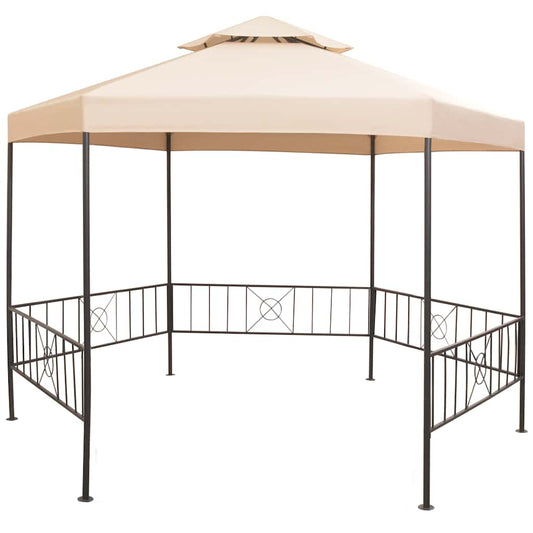 Garden Marquee | Beige | Powder-coated steel, Polyester