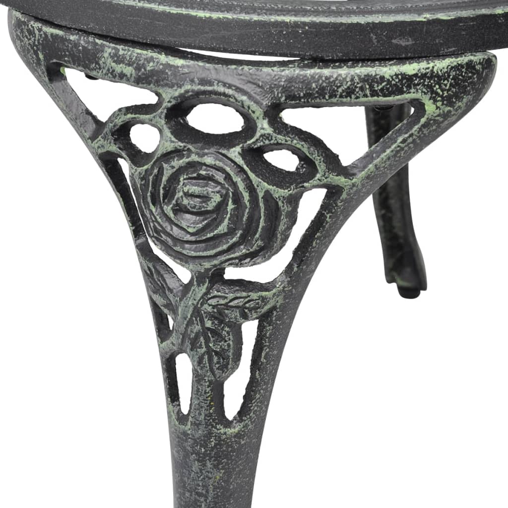 Garden Chair |  Set of 2 | Green | Cast aluminium, cast iron | Standard