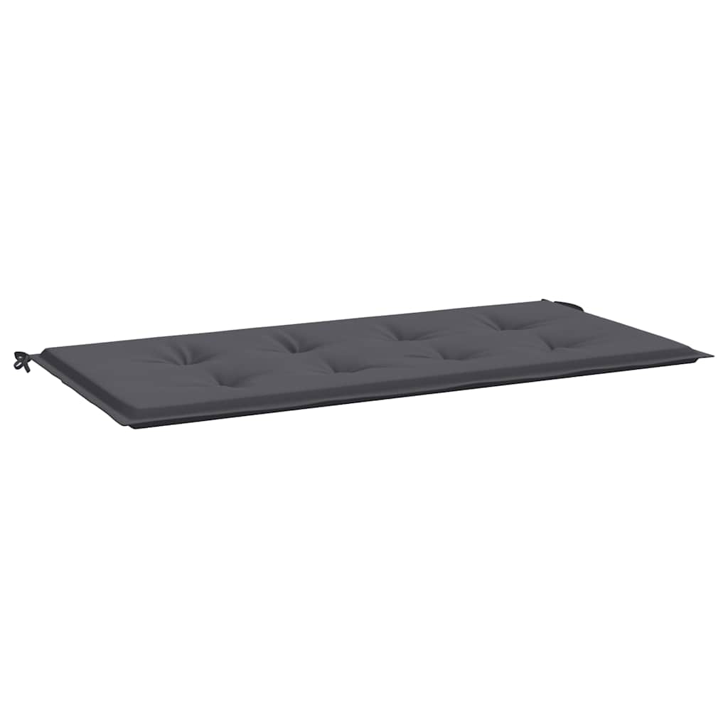 Garden Bench Cushion Anthracite 39.4"x19.7"x1.6" Oxford Fabric