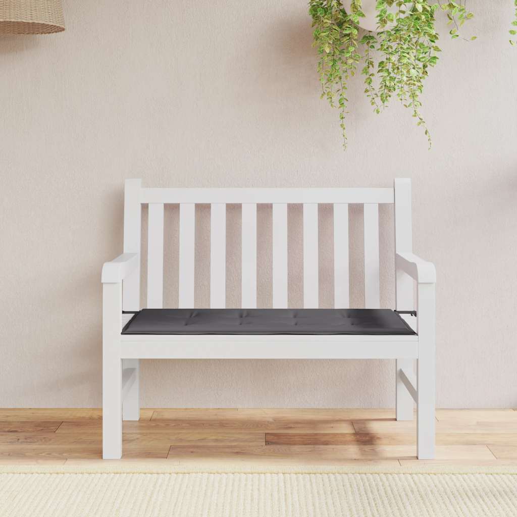 Garden Bench Cushion Anthracite 47.2"x19.7"x1.6" Oxford Fabric