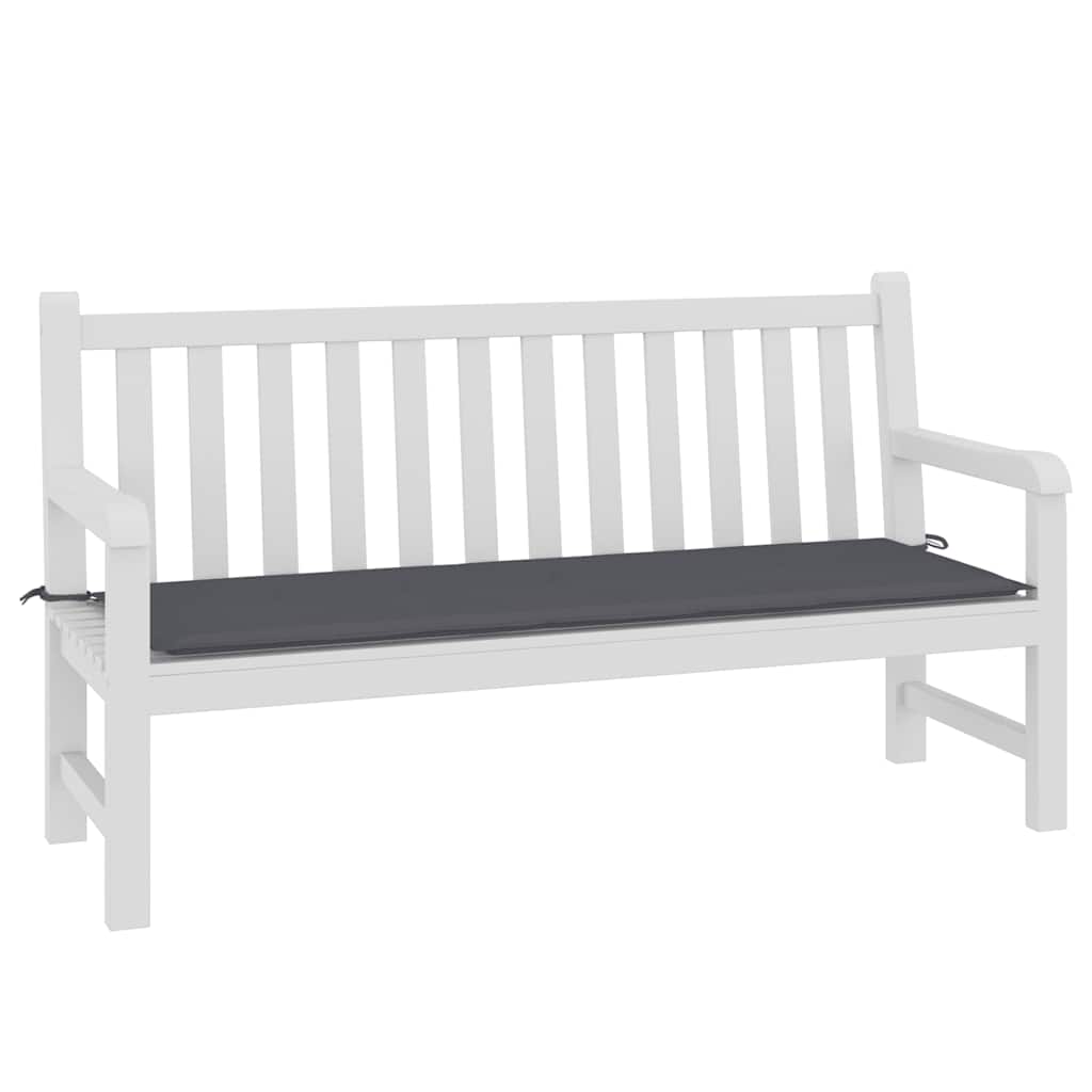 Garden Bench Cushion Anthracite 59.1"x19.7"x1.2" Oxford Fabric