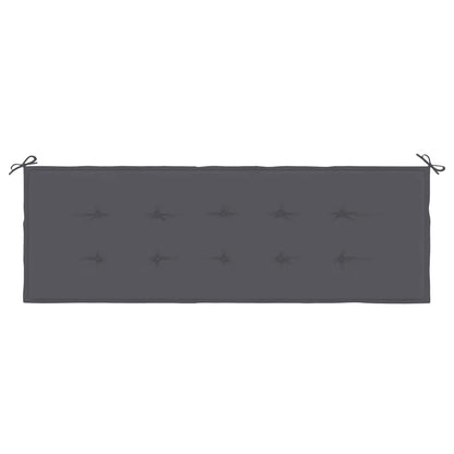 Garden Bench Cushion Anthracite 59.1"x19.7"x1.2" Oxford Fabric