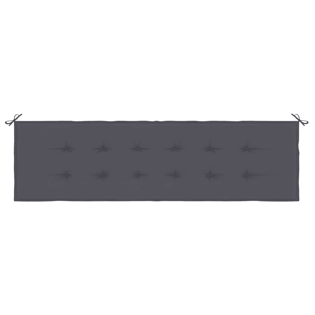 Garden Bench Cushion Anthracite 70.9"x19.7"x1.2" Oxford Fabric
