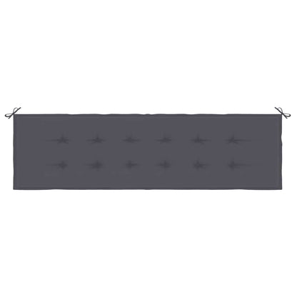 Garden Bench Cushion Anthracite 70.9"x19.7"x1.2" Oxford Fabric