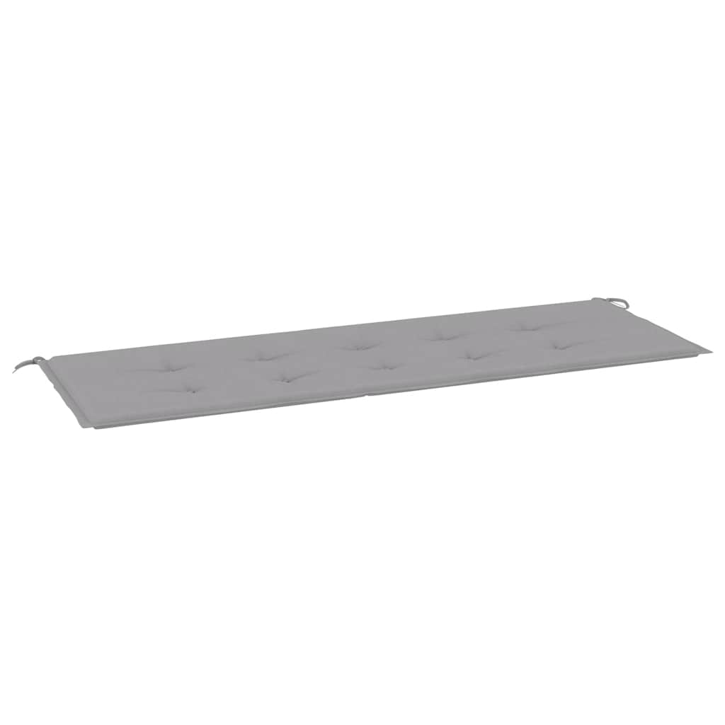 Garden Bench Cushion Gray 59.1"x19.7"x1.6" Oxford Fabric