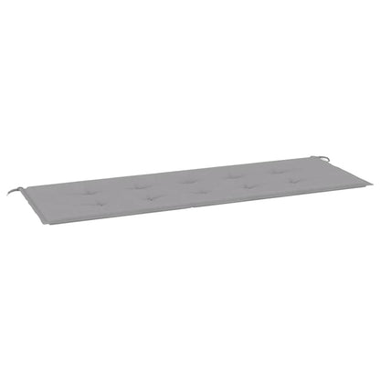 Garden Bench Cushion Gray 59.1"x19.7"x1.6" Oxford Fabric