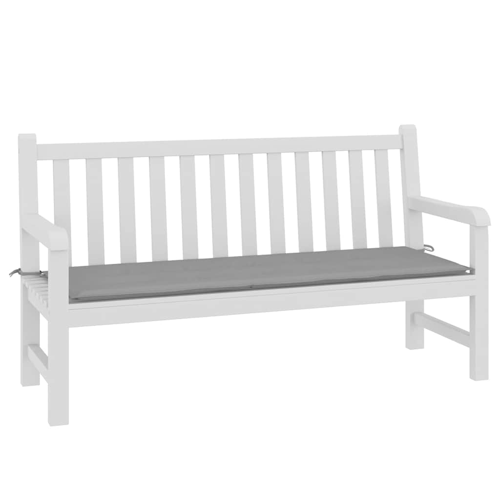 Garden Bench Cushion Gray 59.1"x19.7"x1.6" Oxford Fabric
