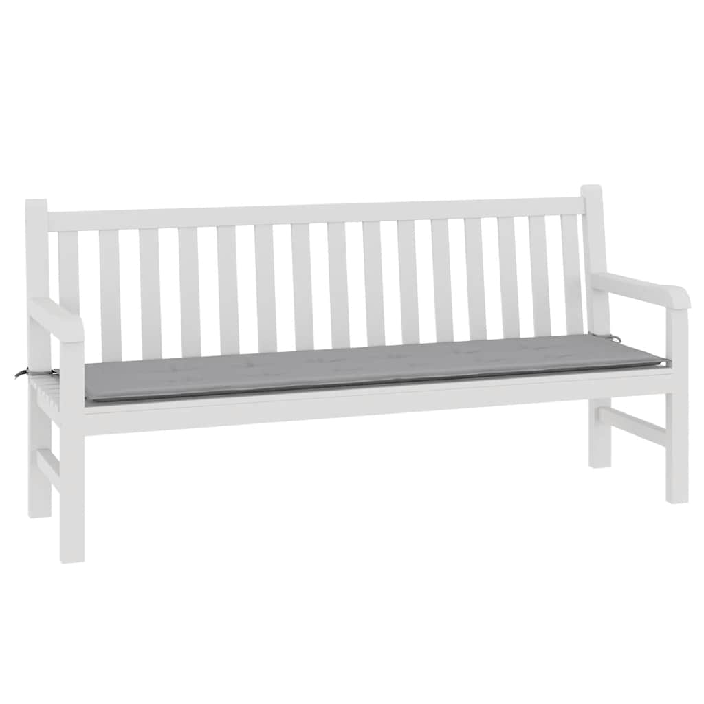 Garden Bench Cushion Gray 70.9"x19.7"x1.2" Oxford Fabric