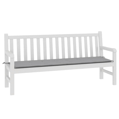 Garden Bench Cushion Gray 70.9"x19.7"x1.2" Oxford Fabric