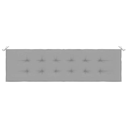 Garden Bench Cushion Gray 70.9"x19.7"x1.2" Oxford Fabric