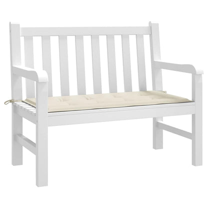 Garden Bench Cushion Cream 47.2"x19.7"x1.2" Oxford Fabric
