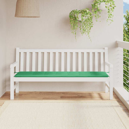 Garden Bench Cushion Green 70.9"x19.7"x1.2" Oxford Fabric