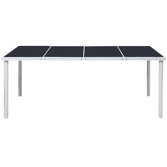 Outdoor Dining Table | Black and grey