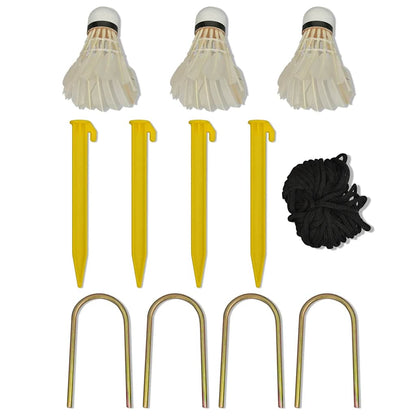 Badminton Net with Shuttlecocks 600x155 cm
