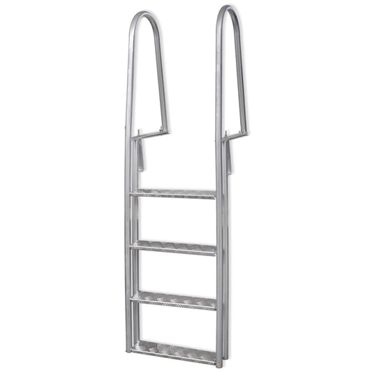 Dock Ladder | Silver | Aluminium | Standard |   Non-slip