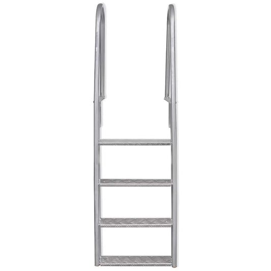 Dock Ladder | Silver | Aluminium | Standard |   Non-slip