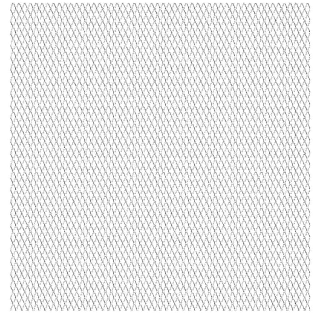 142284 vidaXL Garden Wire Fence Stainless Steel 50x50 cm 45x20x4 mm