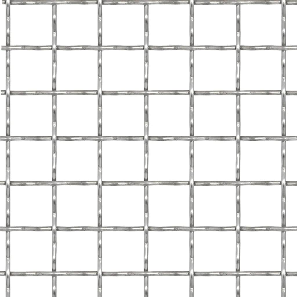 Crimped Garden Wire Fence Stainless Steel 39.4"x33.5" 0.4"x0.4"x0.1