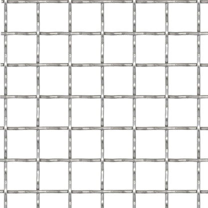 Crimped Garden Wire Fence Stainless Steel 19.7"x19.7" 1.2"x1.2"x0.1