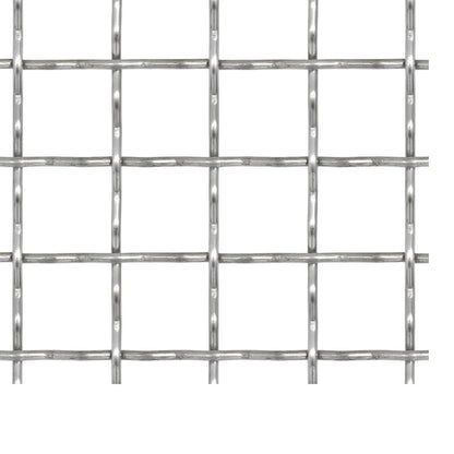 Crimped Garden Wire Fence Stainless Steel 19.7"x19.7" 1.2"x1.2"x0.1