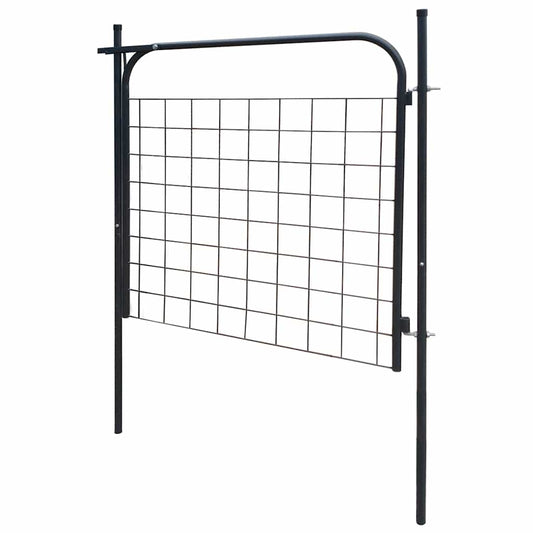 Garden Fence Gate 100x100 cm Anthracite
