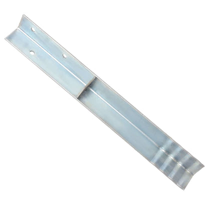 L-shaped Ground Anchors 12 pcs Galvanized Steel 2"x2"x19.7"