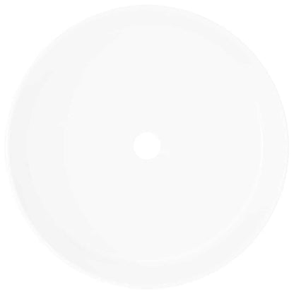 Basin Round Ceramic White 40x15 cm