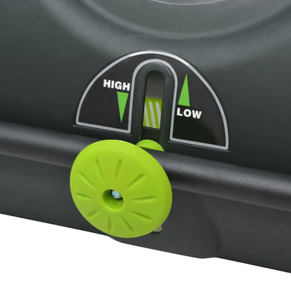 Lawn Sweeper | Black and Green | PP body | Medium |  Height-Adjustable
