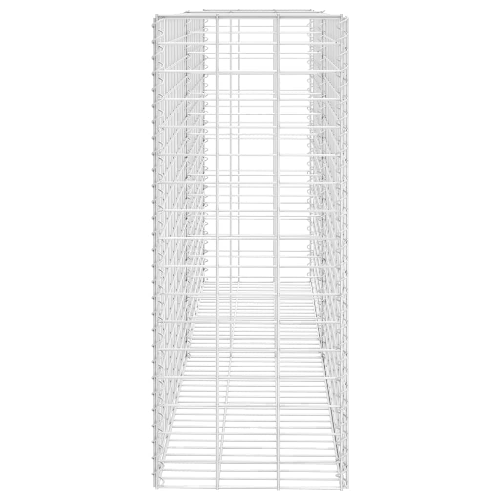 Gabion Basket Galvanized Steel 33.5"x11.8"x78.7"