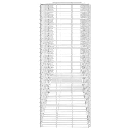 Gabion Basket Galvanized Steel 33.5"x11.8"x78.7"