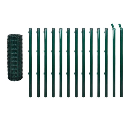 Euro Fence Steel 25x0.8 m Green