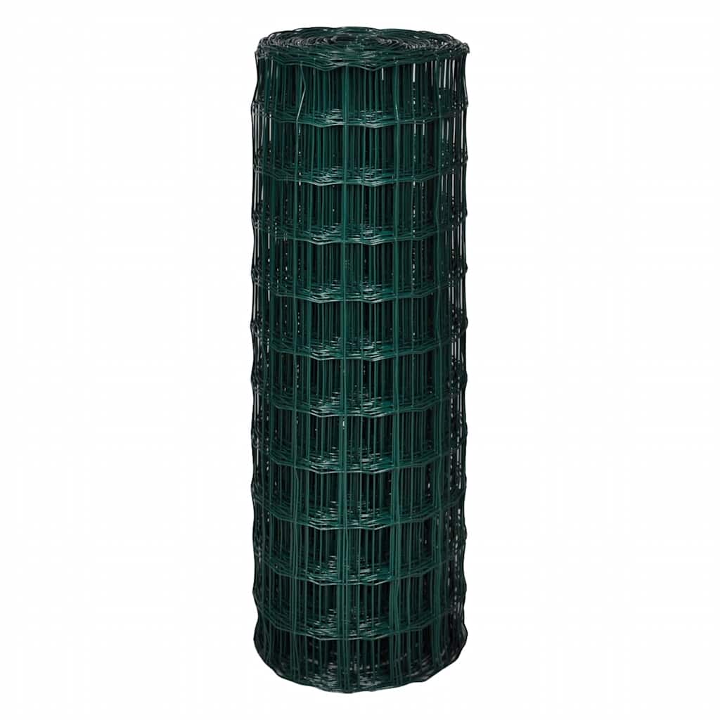 Euro Fence Steel 25x1.7 m Green