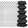 Chain Link Fence Steel 25x0.8 m Grey