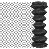 Chain Link Fence Steel 25x1 m Grey