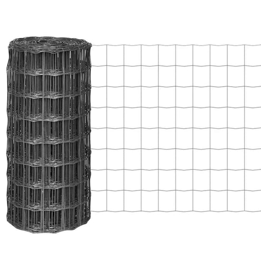 Wire Fences PVC-coated iron Grey