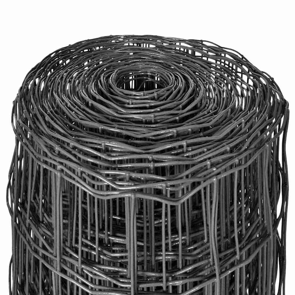 Wire Fences PVC-coated iron Grey