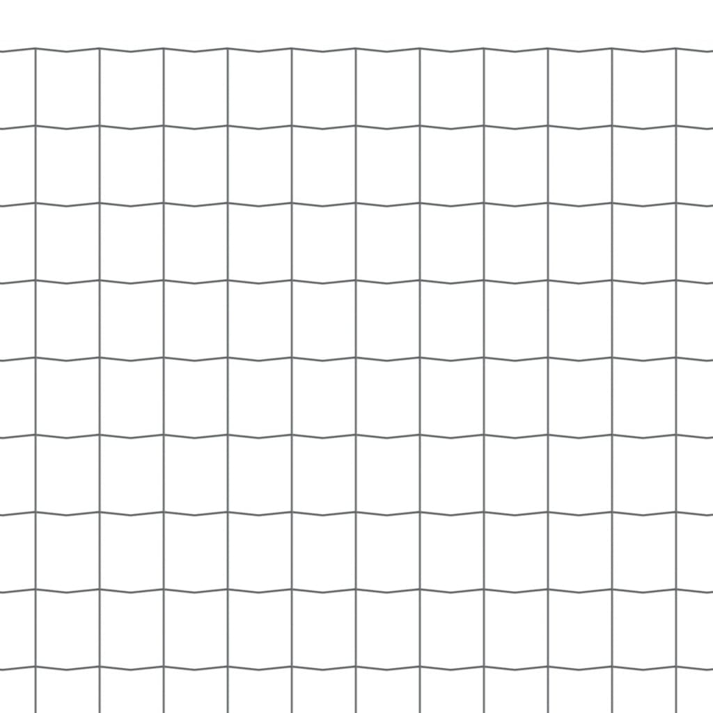 142510 vidaXL Euro Fence Steel 10x1,2 m Grey