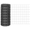 Euro Fence Steel 25x0.8 m Grey