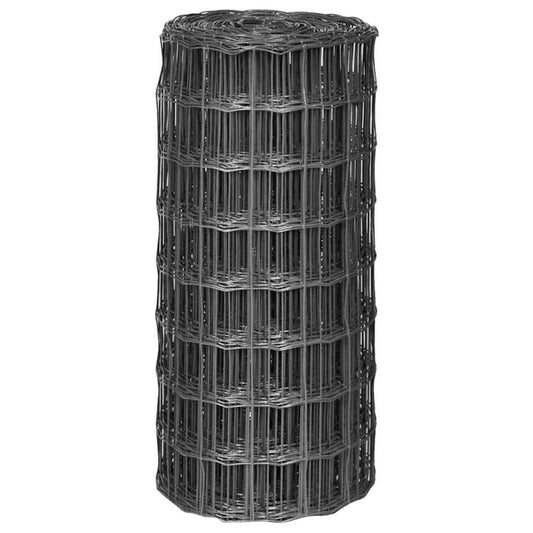 Wire Fences PVC-coated iron Grey
