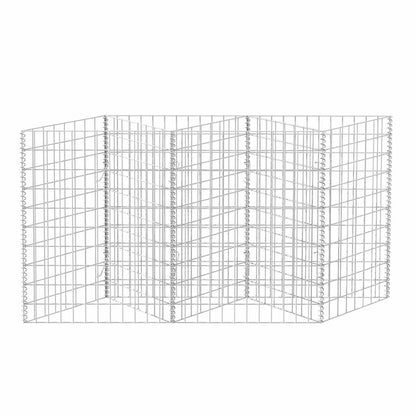 Gabion Basket Galvanized Steel 47.2"x11.8"x39.4"