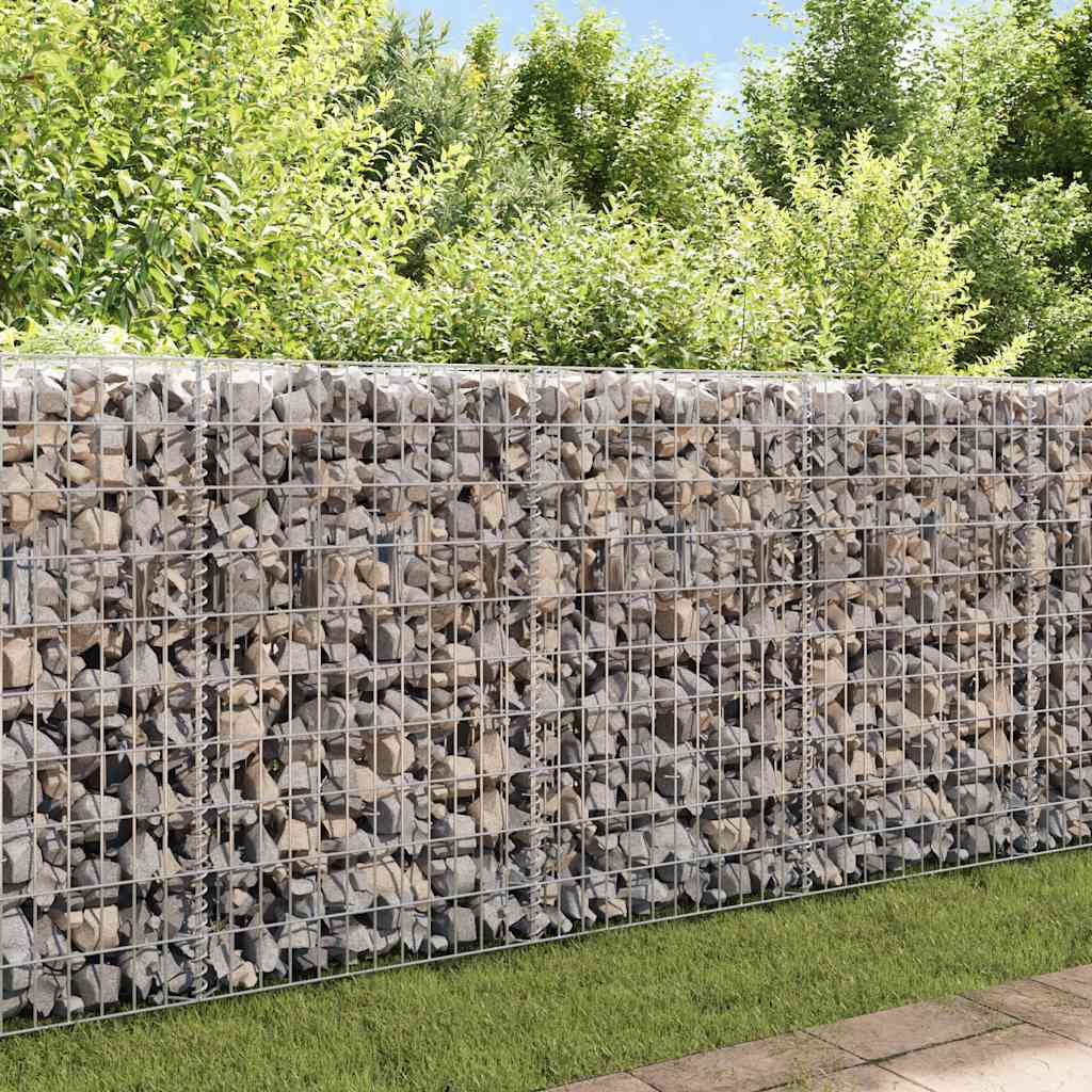 Gabion Basket Galvanized Steel 47.2"x11.8"x39.4"