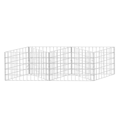 Gabion Basket Galvanised Steel 120x30x50 cm