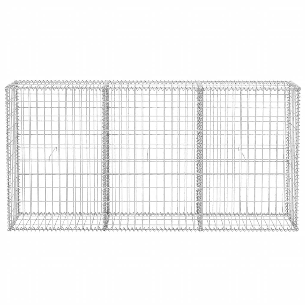 Gabion Basket Galvanized Steel 78.7"x11.8"x39.4"
