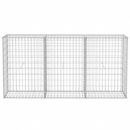 Gabion Basket Galvanized Steel 78.7"x11.8"x39.4"