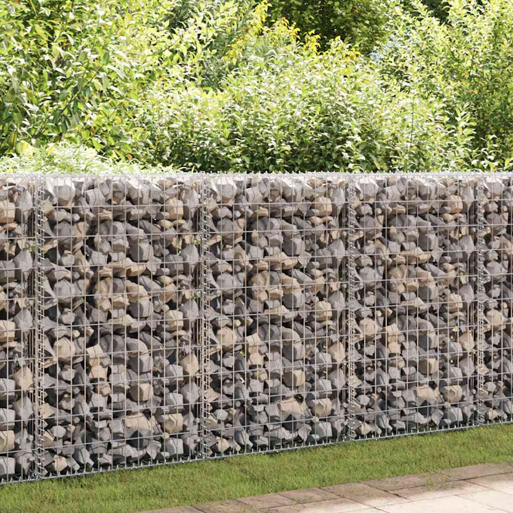 Gabion Basket Galvanised Steel 100x50x100 cm