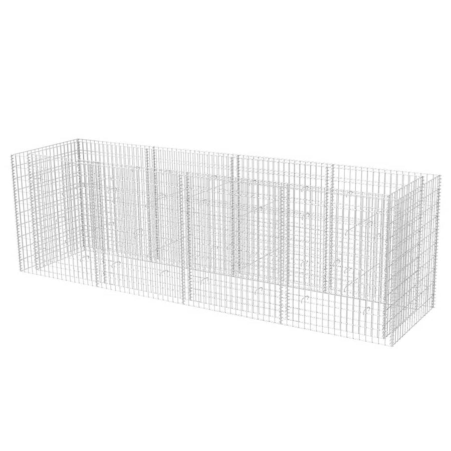 Gabion Raised Bed Steel 141.7"x35.4"x39.4"