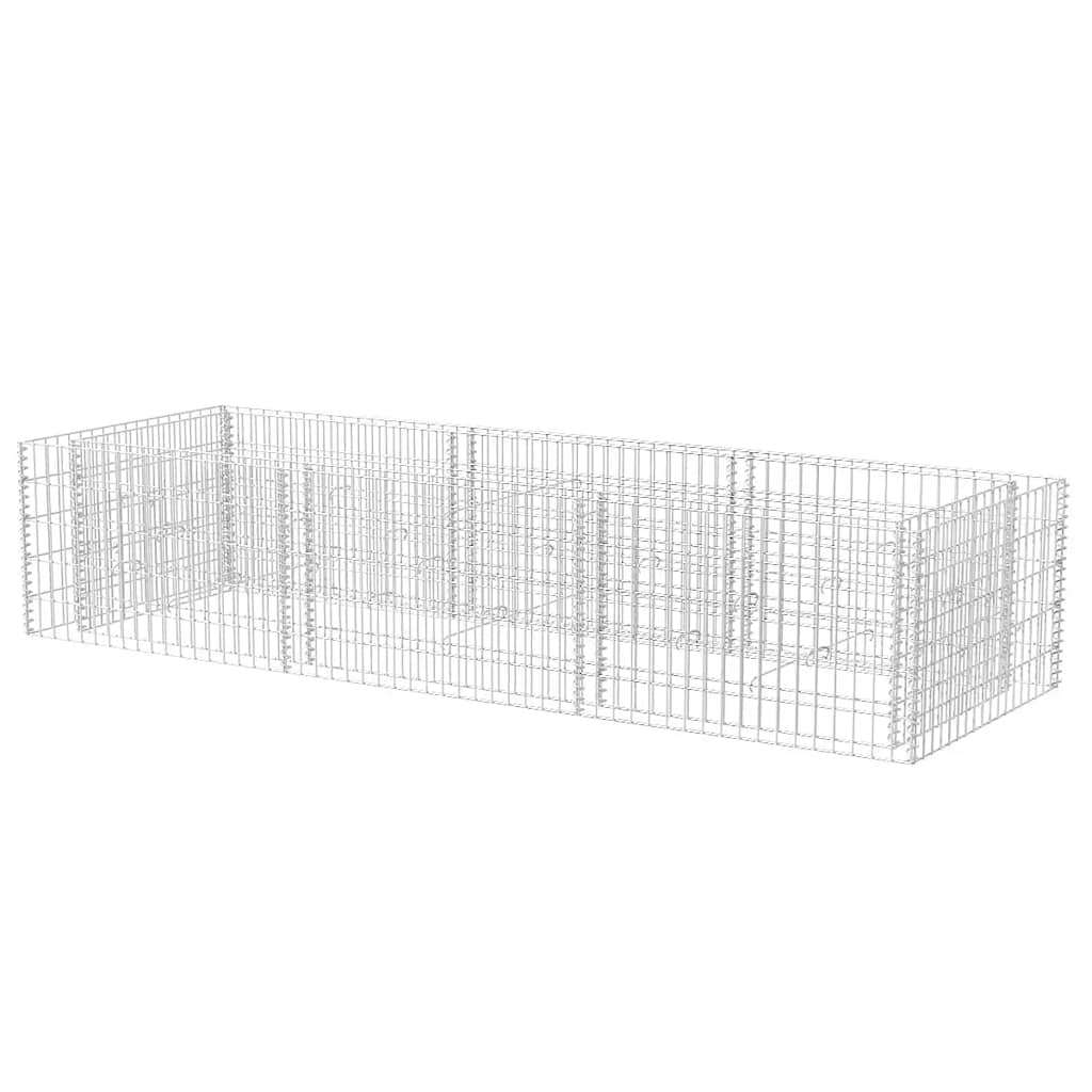 Gabion Raised Bed Steel 106.3"x35.4"x19.7