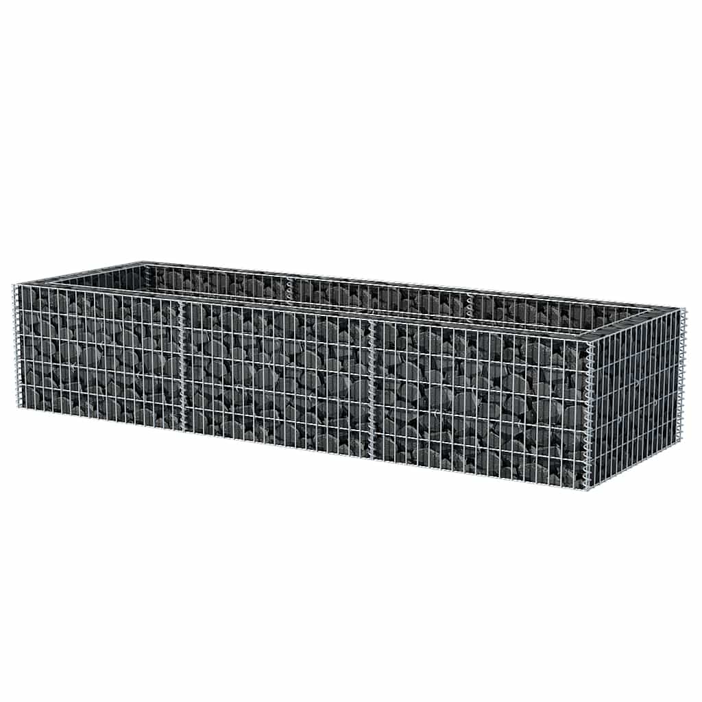 Gabion Raised Bed Steel 106.3"x35.4"x19.7
