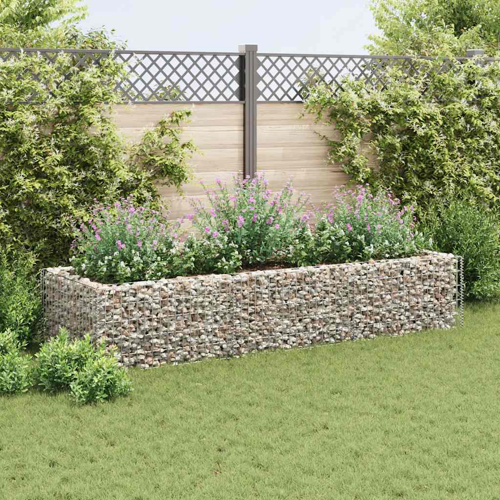 Gabion Raised Bed Steel 106.3"x35.4"x19.7