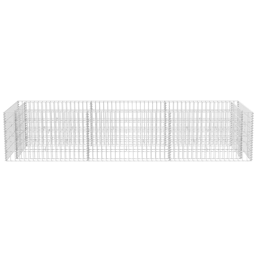 Gabion Raised Bed Steel 106.3"x35.4"x19.7